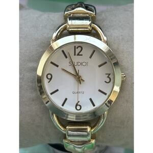 Studio Time Gold Tone Women’s Quartz Watch